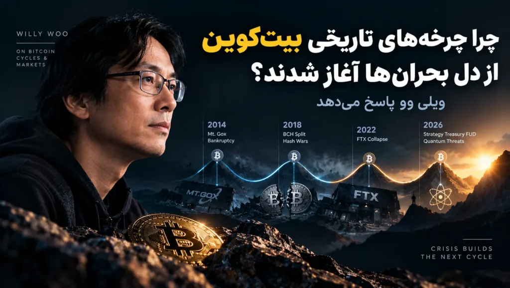 بازار صعودی ارز دیجیتال از دل بحران متولد می‌شود. ویلی وو