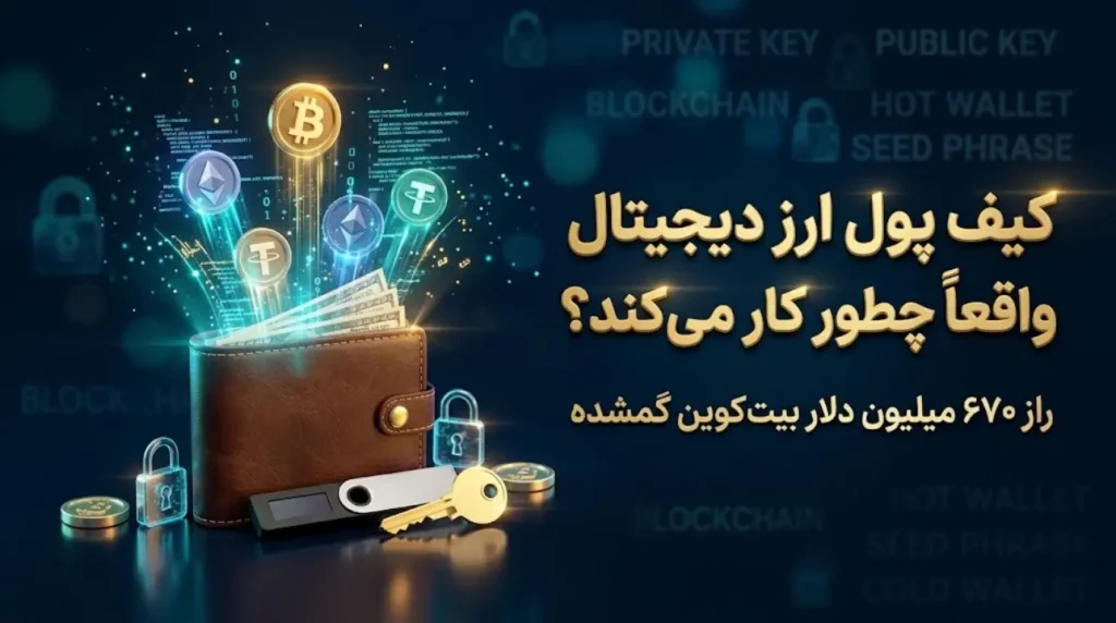 کیف پول ارز دیجیتال چطور کار می‌کند