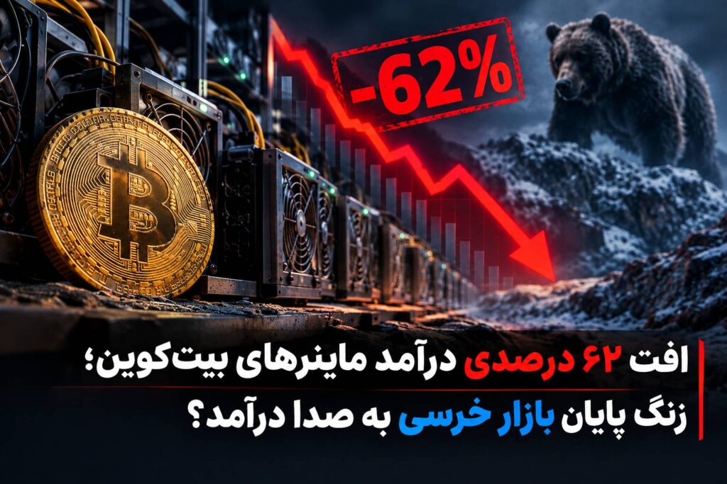 افت ۶۲ درصدی درآمد ماینرهای بیت‌کوین؛ زنگ پایان بازار خرسی به صدا درآمد؟