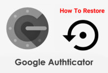 بازگردانی Google Authenticator